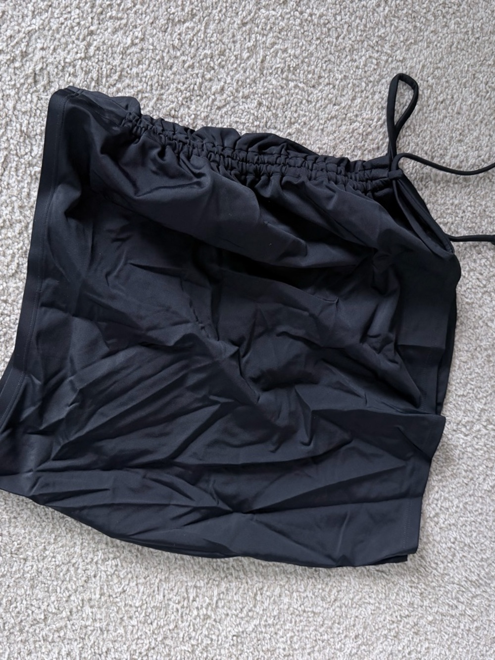 summersalt Black Swim Coverup Skirt